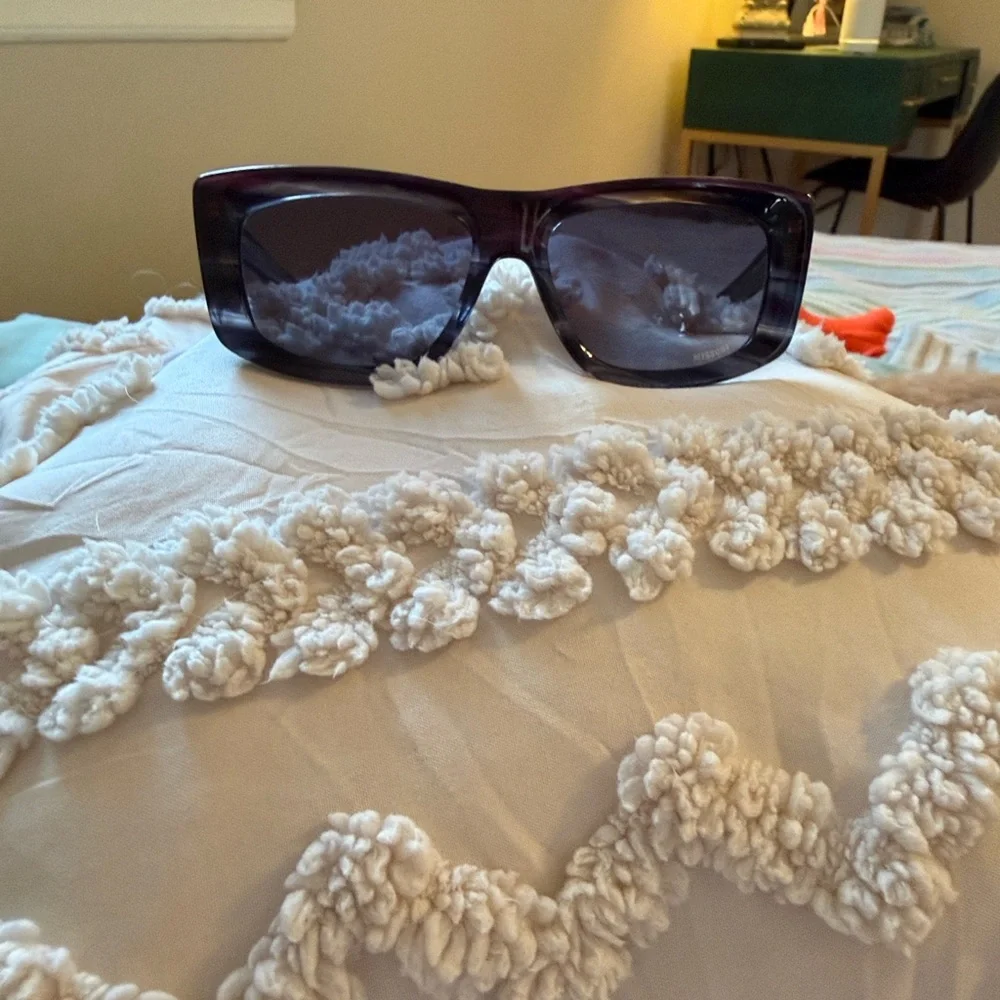 MISSONI Purple and Blue Gradient Acetate Sunglasses NWOT